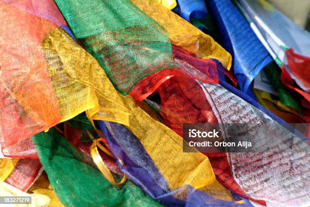 Flags Stockfoto und mehr Bilder von Nepal - Nepal, Textilien, Abenteuer