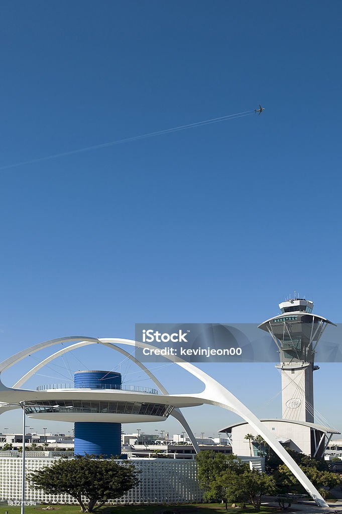 El aeropuerto LAX de Los Ángeles - Foto de stock de Theme Building - Aeropuerto LAX libre de derechos