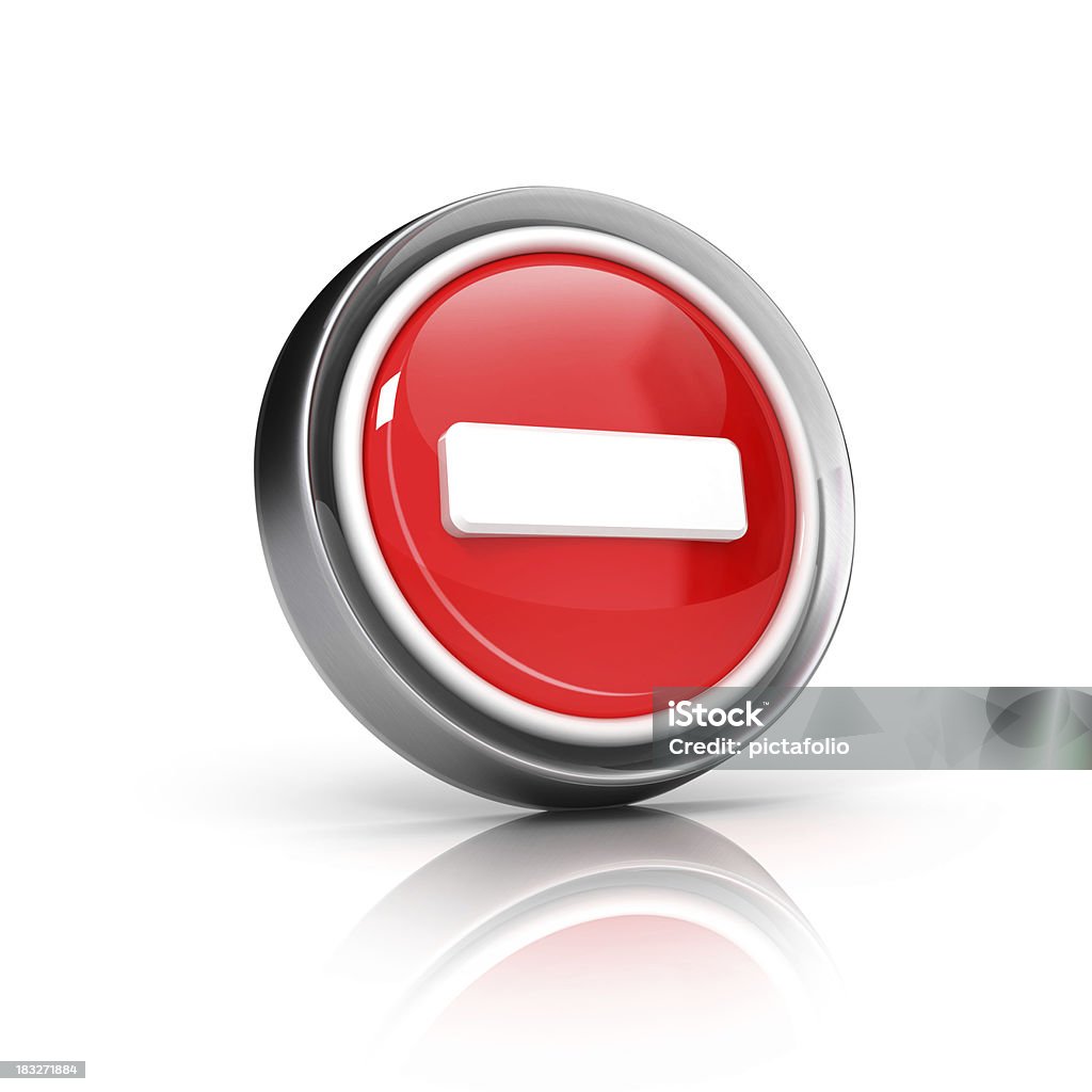 minus or no entry icon  Accessibility Stock Photo