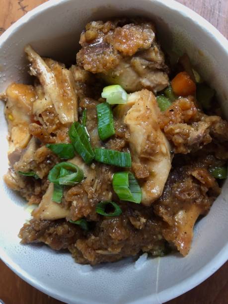 istock black pepper seasoned chicken rice 1832719434