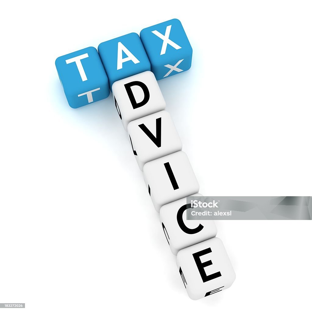 Tax Crossword  Crossword Puzzle Stock Photo