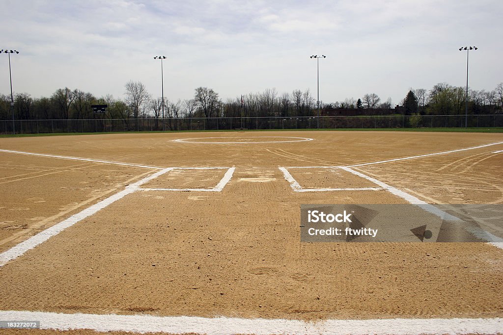 Campo da Baseball vuoto - Foto stock royalty-free di Softball - Sport