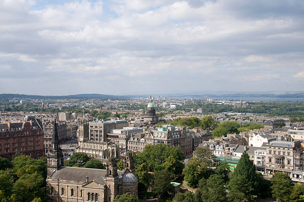 istock Overview of Edinburgh as seen from Castle, Scotland, UK 183272237