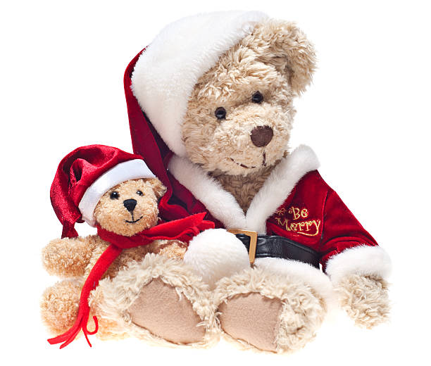 istock Santa Claus Teddy with Baby bear 183272341