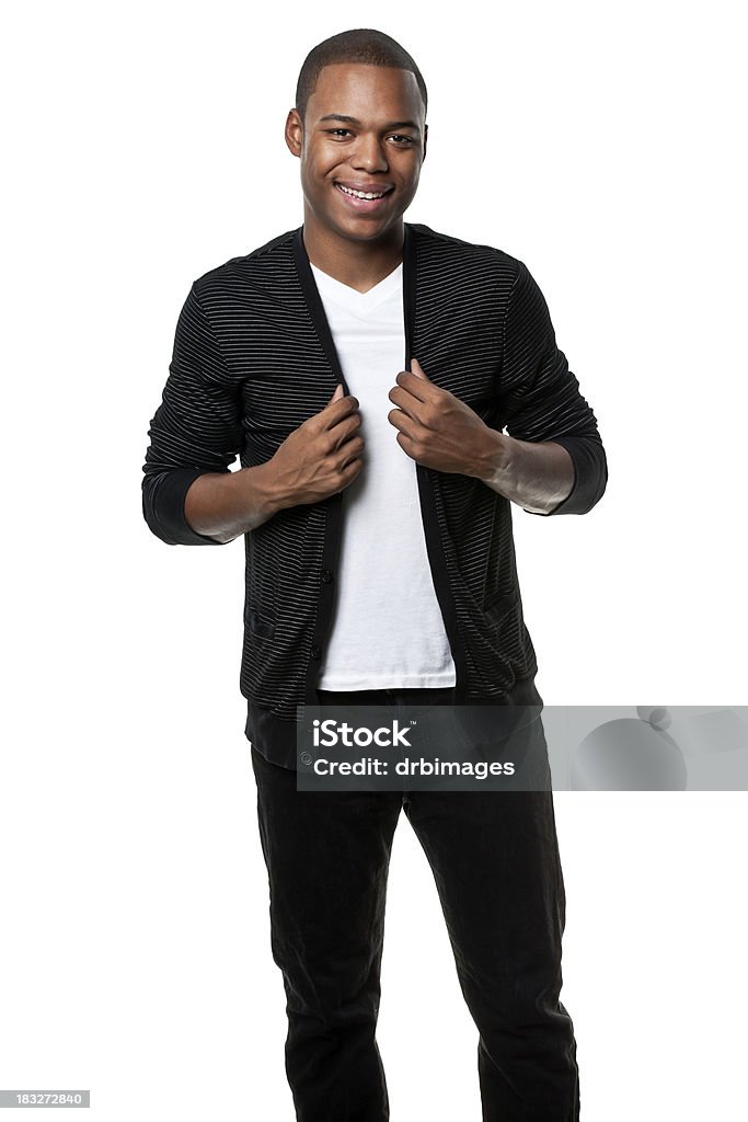 Retrato de hombre joven - Foto de stock de Africano-americano libre de derechos