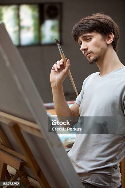 Painting Stock Photo - Download Image Now - Acrylic Painting, Activity, Art