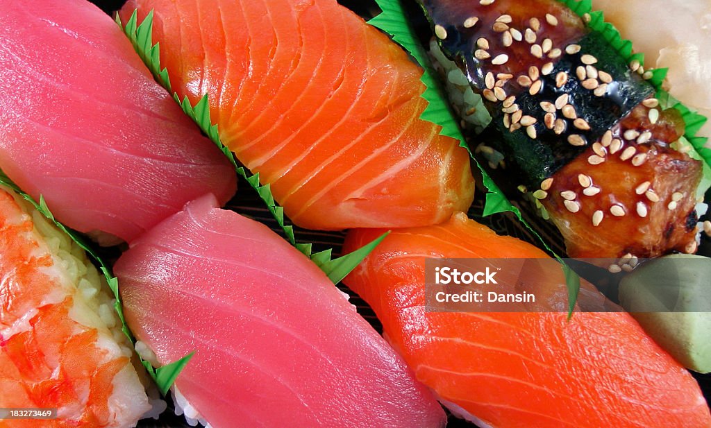 Fundo de Sushi - Foto de stock de Almoço royalty-free