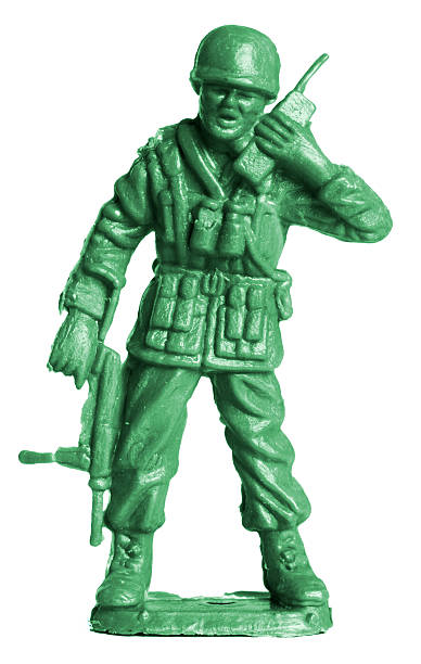 Commander Toy soldier macro. toy soldier stock pictures, royalty-free photos & images