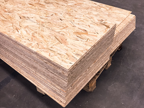 Stack oriented strand board pile