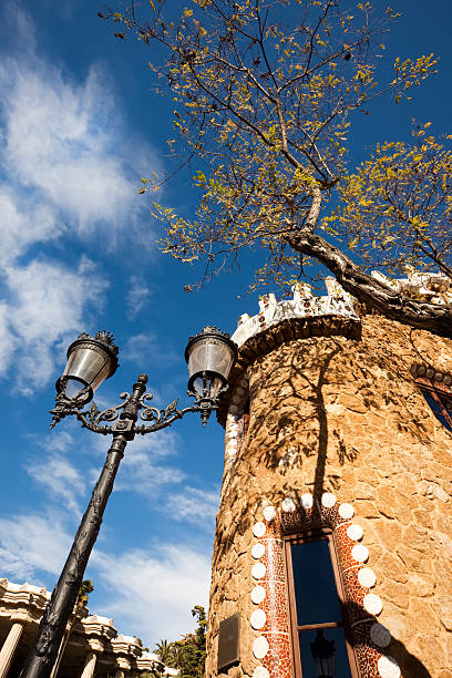 istock Parc Guell entrance, Barcelona 183274466