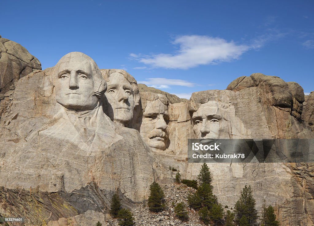 Гора Рашмор - Стоковые фото Авраам Линкольн роялти-фри