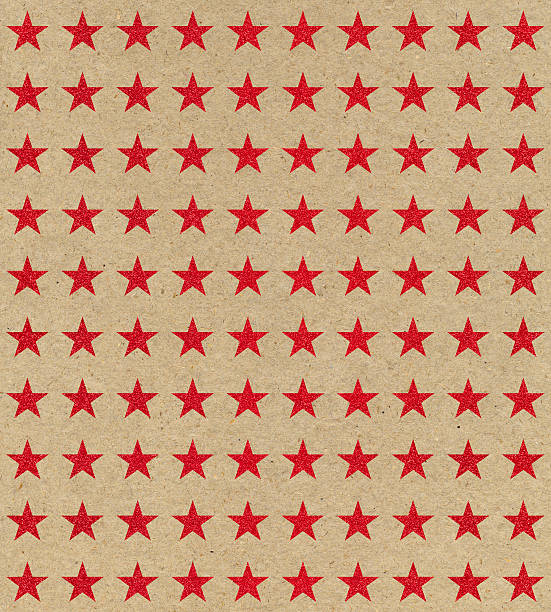 istock recycled paper with red stars 183274842
