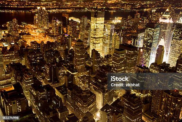 Skyline Di New York - Fotografie stock e altre immagini di Affari - Affari, Affollato, Ambientazione esterna