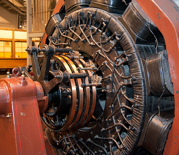 old engine for airplane - Flugezugmotor old motor engine miramar air show stock pictures, royalty-free photos & images