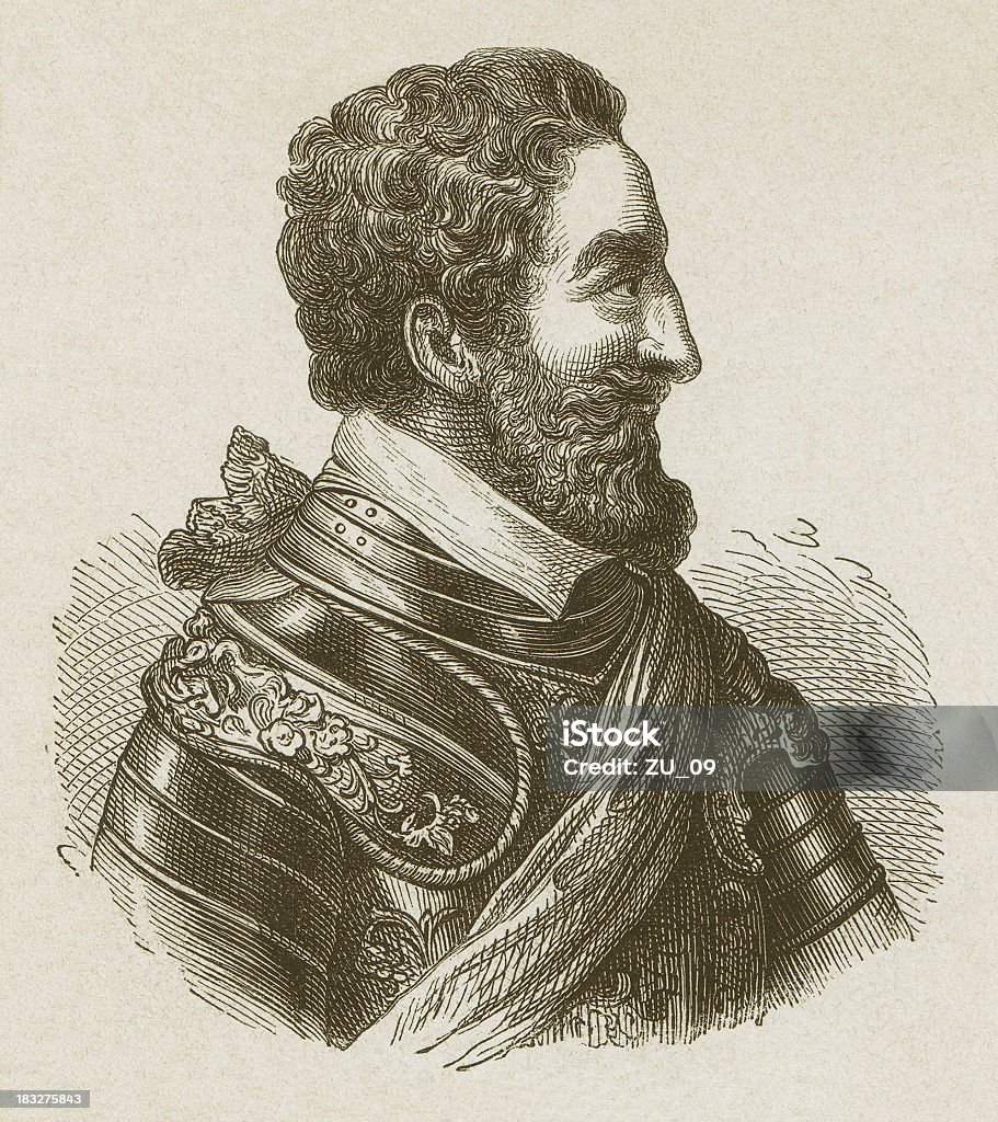 Henry IV (1553-1610 - Lizenzfrei König Heinrich IV. von Frankreich Stock-Illustration