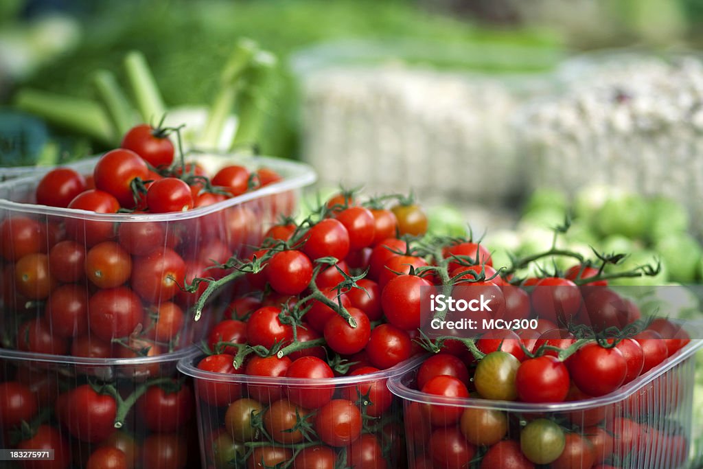 Cherry small tomatoes Close-up Stock Photo