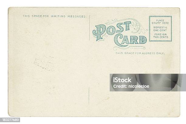 Originale 1915 Cartolina - Fotografie stock e altre immagini di Cartolina postale - Cartolina postale, Anno 1915, Carta
