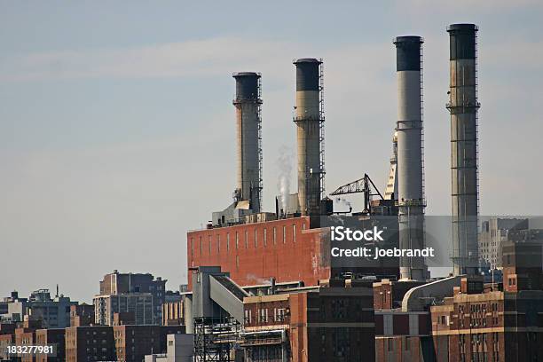 Torri Di Raffreddamento - Fotografie stock e altre immagini di Acciaieria - Acciaieria, Fabbrica, New York - Città