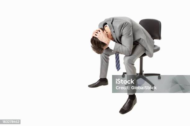 Businessman Feels Failure Stock Photo - Download Image Now - Accidents and Disasters, Administrator, Adult