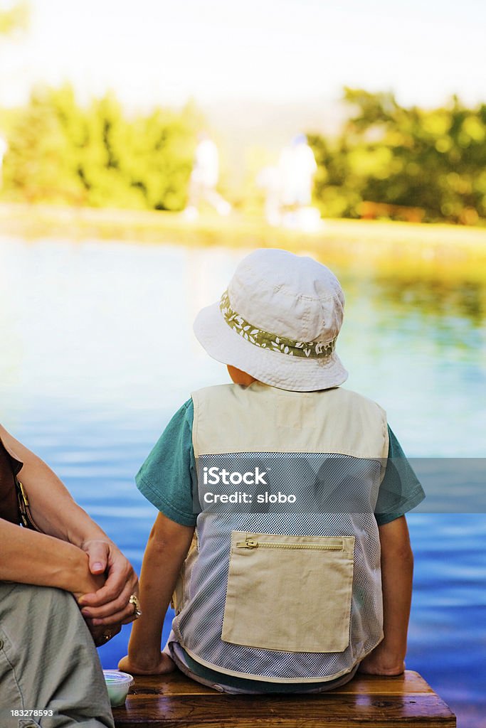 Ruhen am Wasser - Lizenzfrei Abwarten Stock-Foto