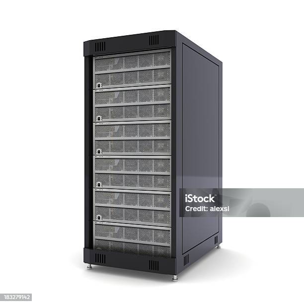 Server Rack Stock Photo - Download Image Now - Network Server, Tower, Three Dimensional