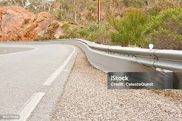 Motorcycle Safety Barrier Stock Photo - Download Image Now - Motorcycle, Safety, Railing