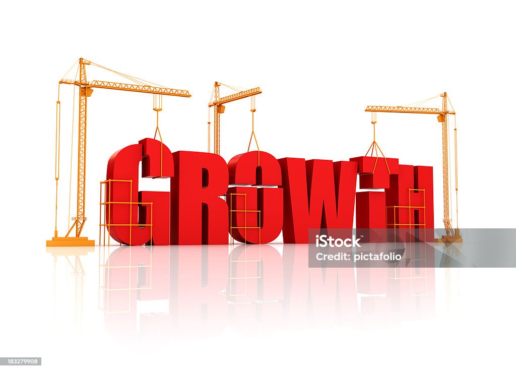 ビルビュー成長率 - 工業技術のロイヤリティフリーストックフォト