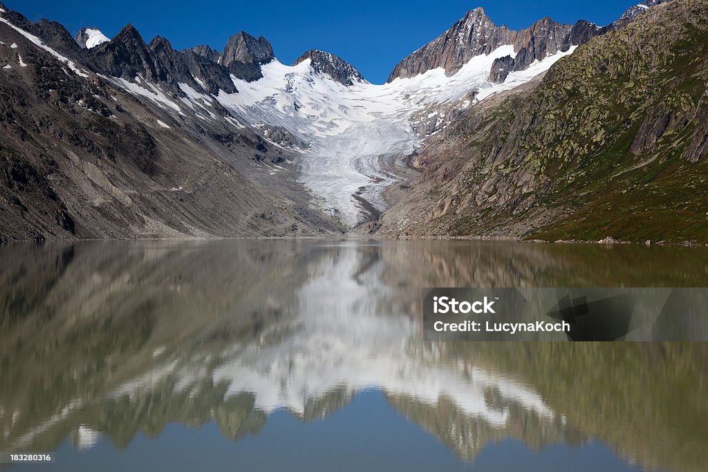 Oberaargletscher - Lizenzfrei Alpen Stock-Foto