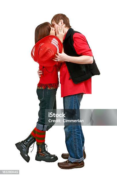Amoroso Beijo - Fotografias de stock e mais imagens de Admiração - Admiração, Adolescente, Adolescência