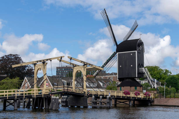 istock Windmill De Put and Rembrandt bridge 1832805183