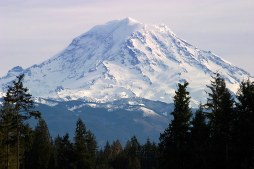 Gorgious view on the top of Mount Rainier