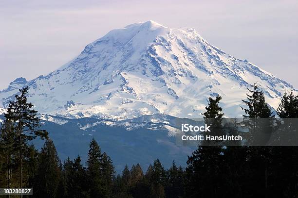 Top Of Moint Rainier Stock Photo - Download Image Now - Mt Rainier, Tacoma, Washington State