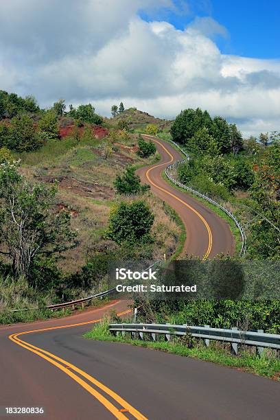 Zigzag Road Stock Photo - Download Image Now - Asphalt, Bent, Curve