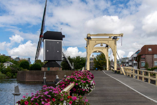 istock Windmill De Put and Rembrandt bridge 1832808942