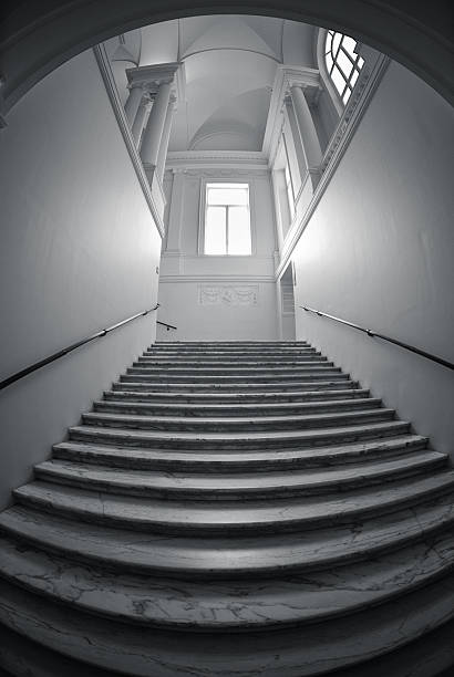 istock Stairs to the light - Monochrome 183281216