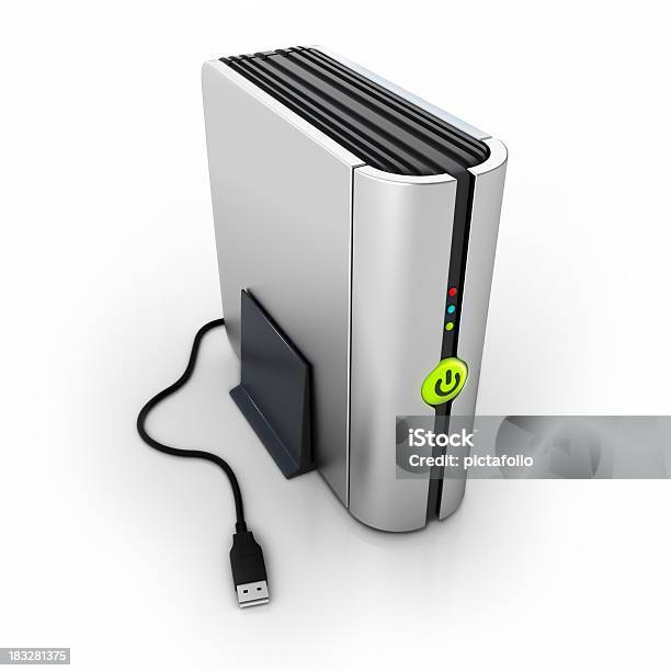 Foto de Backup De Disco Rígido Externo e mais fotos de stock de Arame - Arame, Backup, Cabo