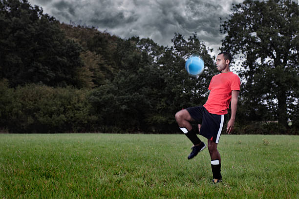 istock Male Football kick ups 183281617