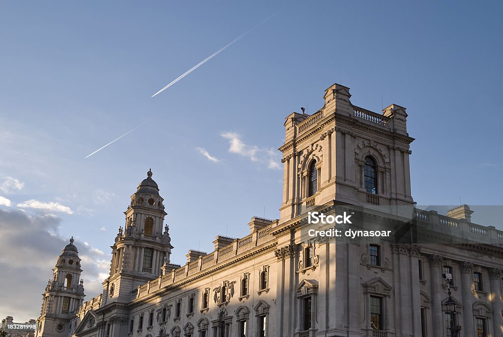 The Treasury Building, Whitehall, London. "HM Treasury building is the home of the UK's economics and finance ministry and is situated at 1 Horse Guards Road, Whitehall, London." Treasury Stock Photo
