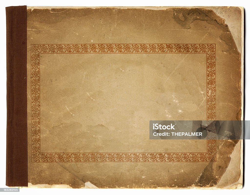 Cubierta de grunge folleto - Foto de stock de Cuaderno de apuntes libre de derechos