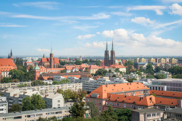 istock Aerial view of Wroclaw 1832821489