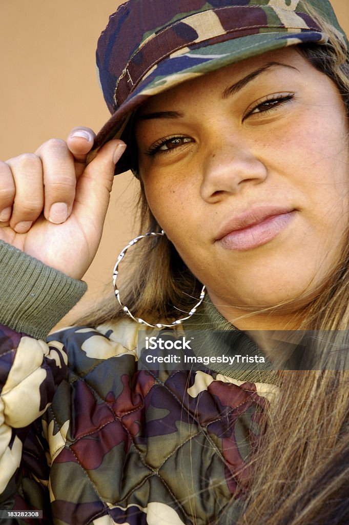Atitude Militar - Royalty-free Adolescente Foto de stock