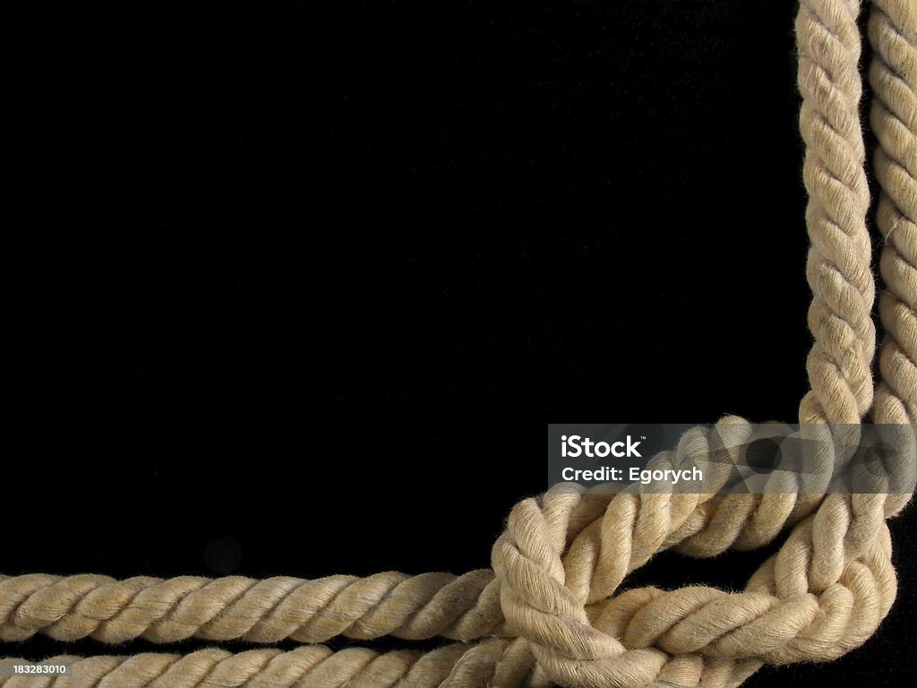 로프 매듭 - 로열티 프리 검은색 스톡 사진