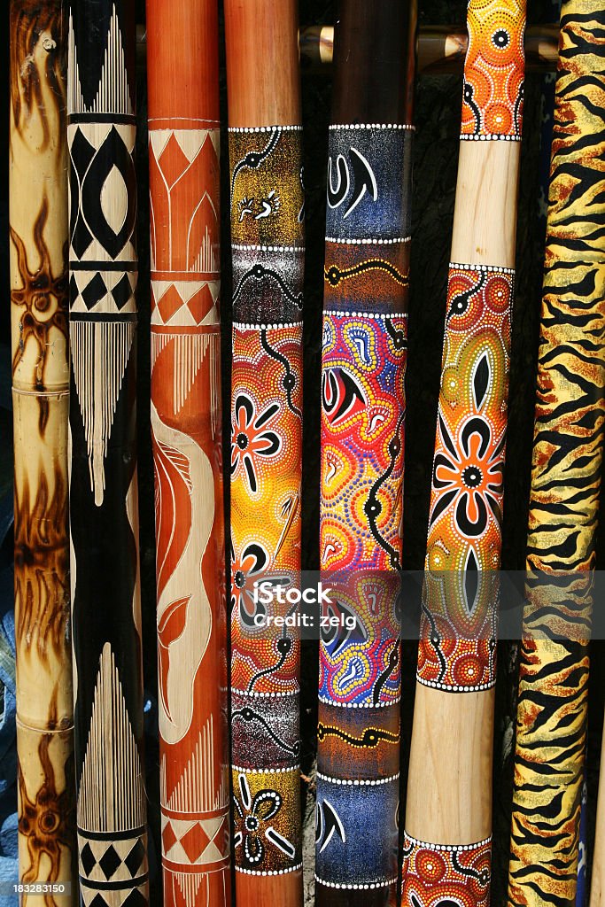 디제리두 - 로열티 프리 호주 원주민 문화 스톡 사진