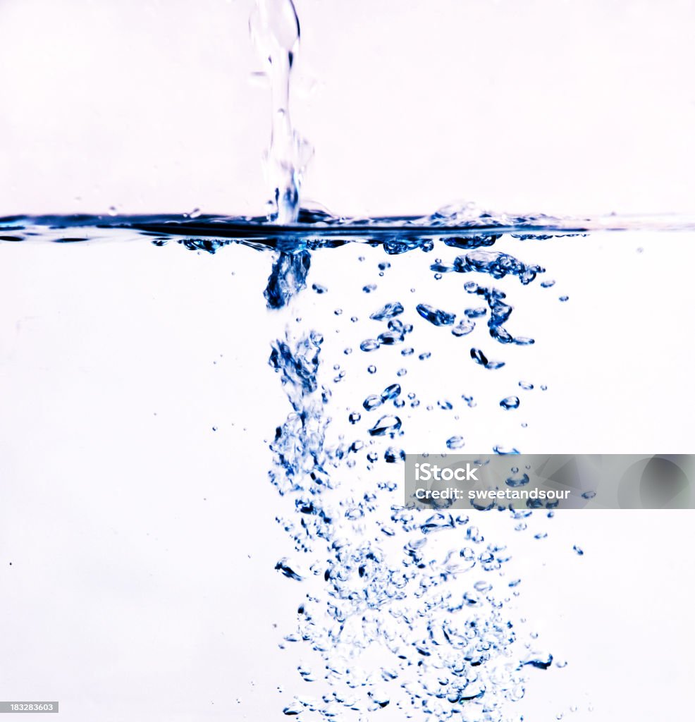 Blue For Water Pour for abstract background Abstract Stock Photo