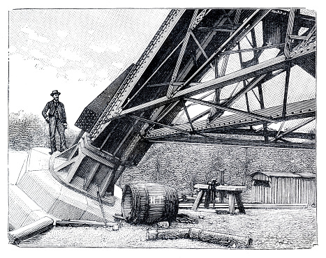Eiffel Tower under construction 1887
Original edition from my own archives
Source : Ilustracion Artistica 1897