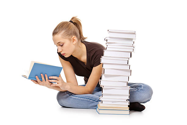 istock young beauty girl reading book 183284833