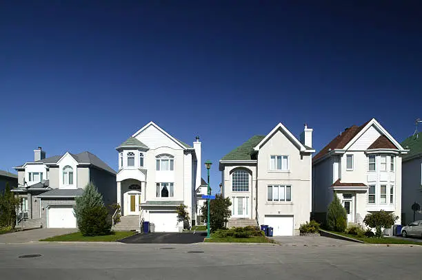 view on neighbourhood houses