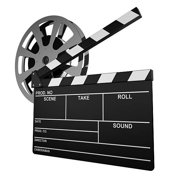 istock Clapperboard and film reel 183285425