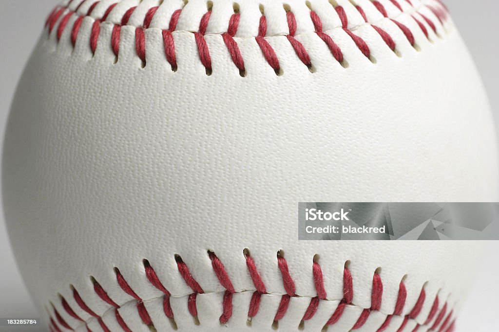 Baseball Closeup of a baseball surface.Similar images - Baseball - Ball Stock Photo