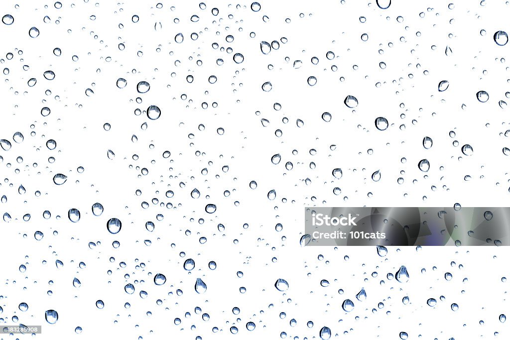 Gocce di pioggia - Foto stock royalty-free di Goccia